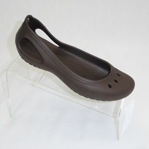 Crocs Brown Flats Size 7 #226